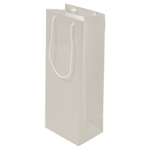 White Coffee Solid Colour Wine Gift Bag