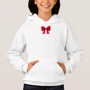 White colour Christmas sweatshirt hoodie