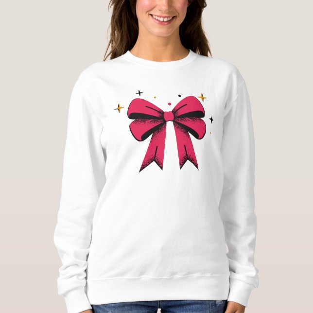 White colour Santaclose Christmas sweatshirt hoodi (Front)