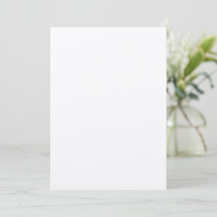 White Columned Invitation