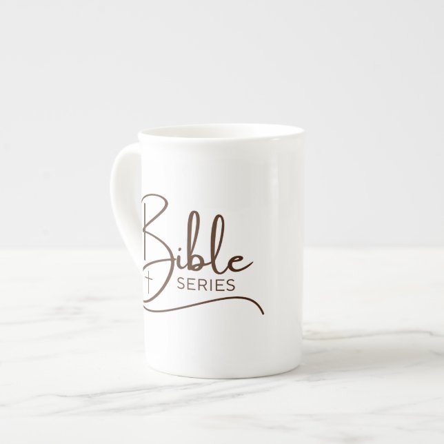 White Community Bible Series Specialty Mug (Front Left)