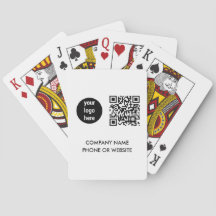 White Company Business Logo QR Code Website Text
