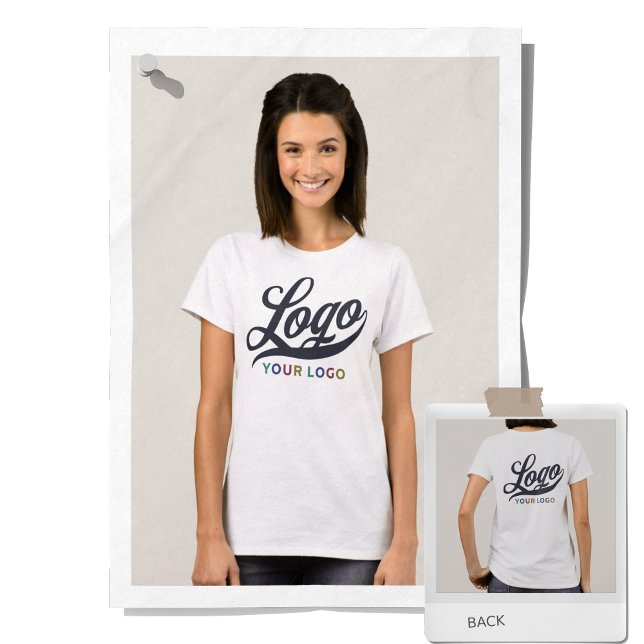 White Company Logo Swag Business Women T-Shirt (Creator Uploaded)