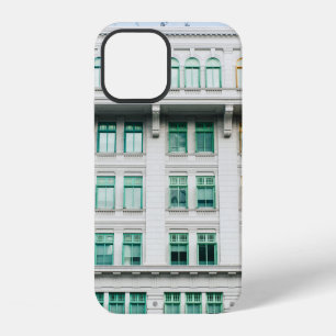 WHITE CONCRETE BUILDING-3 iPhone 12 CASE