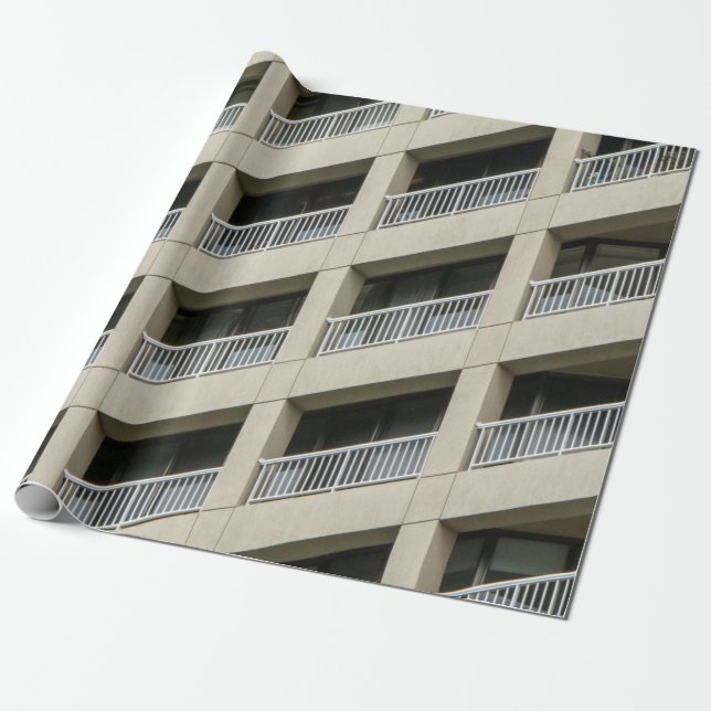 White concrete building during daytime wrapping paper (Unrolled)