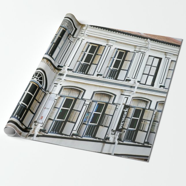 WHITE CONCRETE BUILDING DURING DAYTIME WRAPPING PAPER (Unrolled)