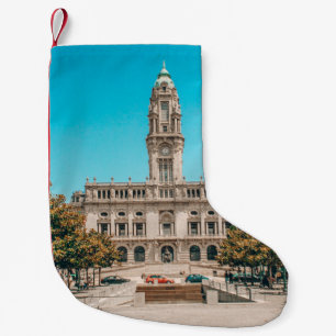 WHITE CONCRETE BUILDING UNDER BLUE SKY DURING DAYT SMALL CHRISTMAS STOCKING