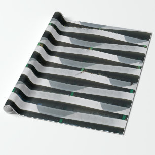 WHITE CONCRETE BUILDING WRAPPING PAPER