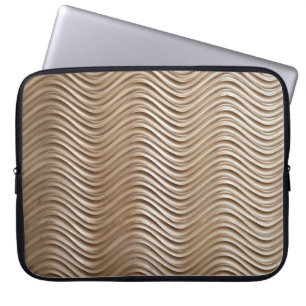 White concrete high-rise building laptop sleeve