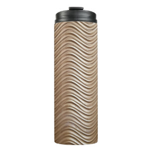 White concrete high-rise building thermal tumbler