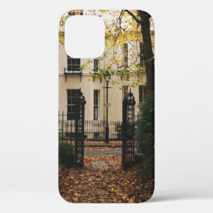 WHITE CONCRETE HOUSE SURROUNDED BY TREES DURING DA iPhone 12 CASE