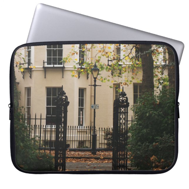 WHITE CONCRETE HOUSE SURROUNDED BY TREES DURING DA LAPTOP SLEEVE (Front)