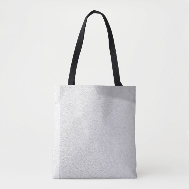 White concrete wall tote bag (Front)