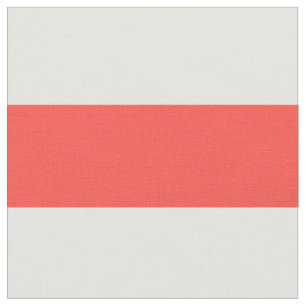 White Coral Stripes Pattern {pick your color} Fabric