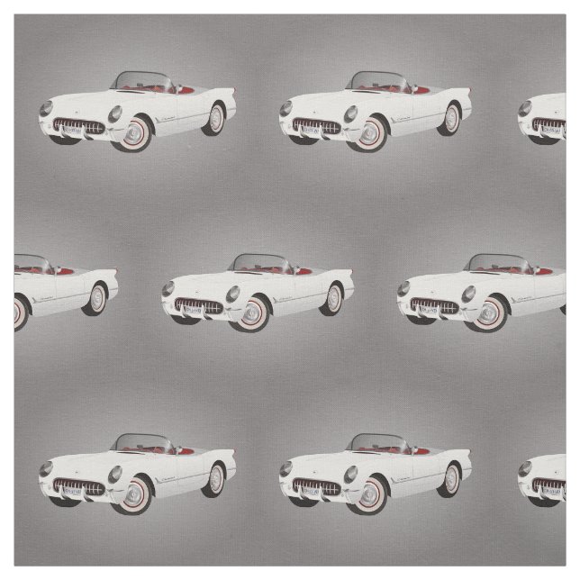 White Corvette Fabric (Swatch)