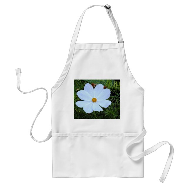 White Cosmos Standard Apron (Front)