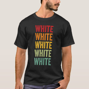 White County Indiana Rainbow Text Design T-Shirt