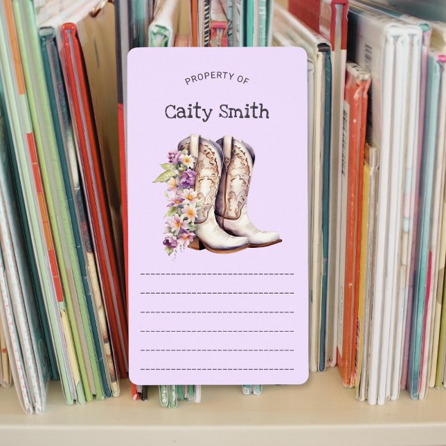 White Cowgirl Boots with Flowers property of  (Creator Uploaded)