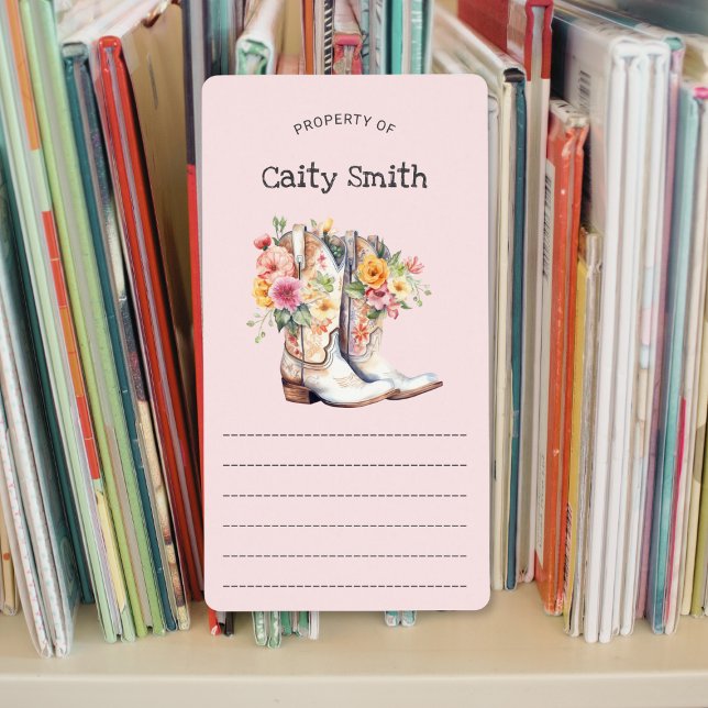 White Cowgirl Boots with Flowers property of  (Creator Uploaded)