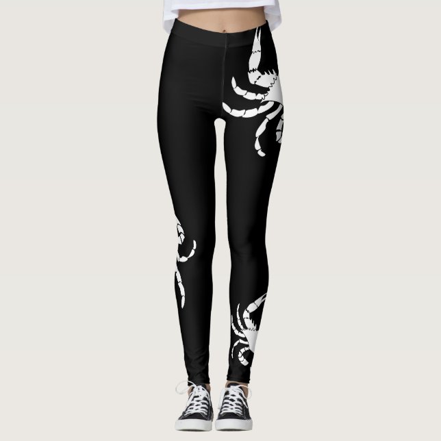 White Crab Leggings (Front)
