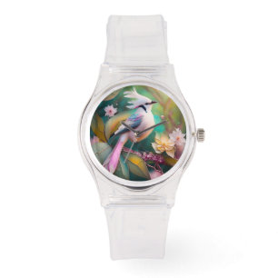 White Crested Blush Tail Jay Fantasy Bird Watch