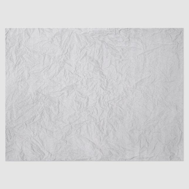 white crinkle tissue paper (Front)