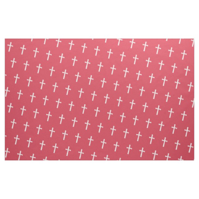 White cross fabric (Yard)