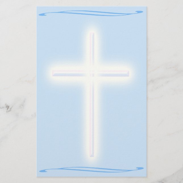 White Cross Stationary Stationery (Front)