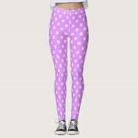White cross stitches on lilac