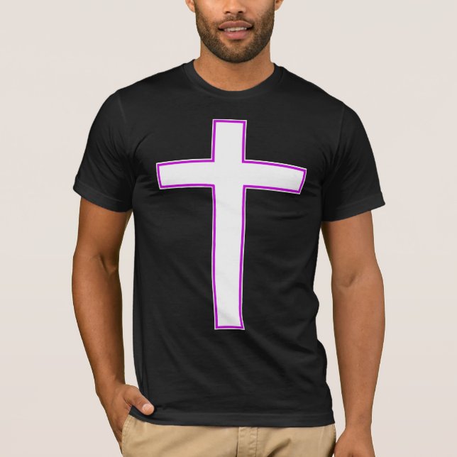 White cross tee shirt (Front)