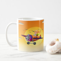 White Cup Cartoon Witch – Enchanting Decor Piece