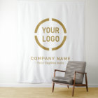 White Custom Company Logo Backdrop For Events