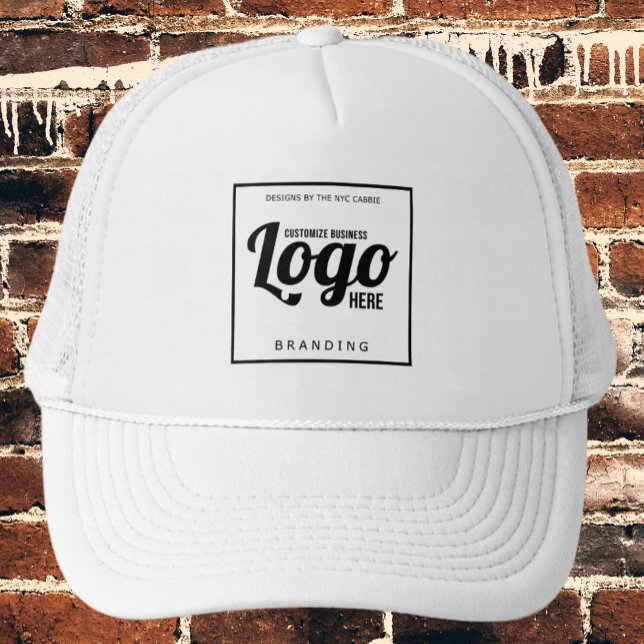 White Custom Logo Hat (white custom logo hat)