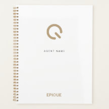White Customised Epique Day Planner