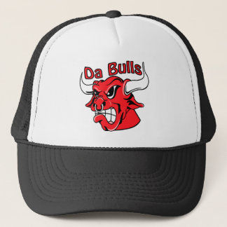 White Da Bulls Trucker Hat