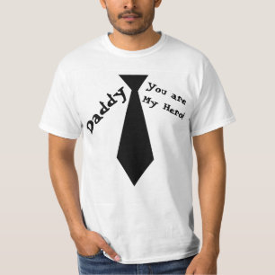 White Daddy You are My Hero Father's Day T-Shirt