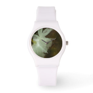 White Daffodil Impressionist Art Painting Watch