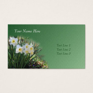 White Daffodils Flower Art