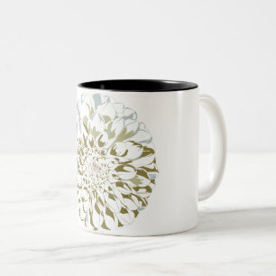 White Dahlia Coffee Mug