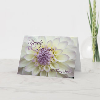 White Dahlia • Save the Date Card