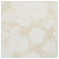 White Daises on Beige