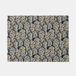 White Daisies Doormat