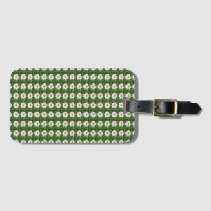 White Daisies Luggage Tag