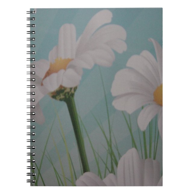 WHITE DAISIES NOTEBOOK (Front)