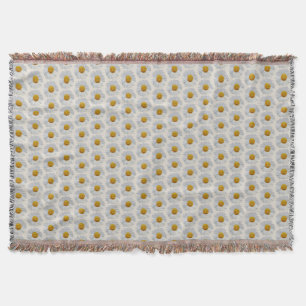 White Daisies on a Throw Blanket