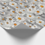 White Daisies Pattern Wrapping Paper<br><div class="desc">The beautiful white daisies on this wrapping paper will add a special touch to any gift!  Perfect for weddings and other special occasions.</div>