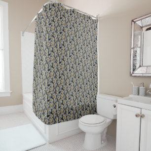 White Daisies Shower Curtain