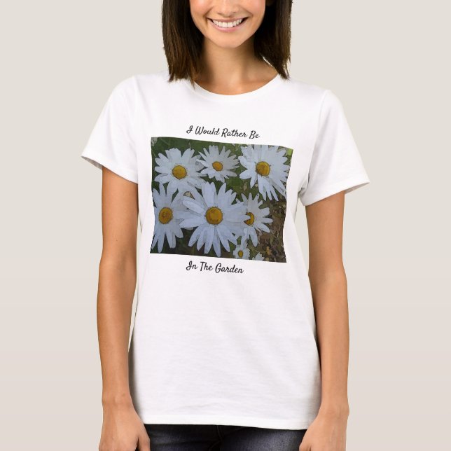 White Daisies T-Shirt (Front)