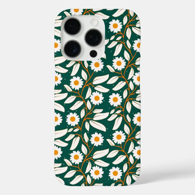 White daisies with bright yellow centers Case-Mate iPhone case (Back)