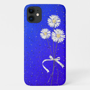 white daisies with raindrops Case-Mate iPhone case